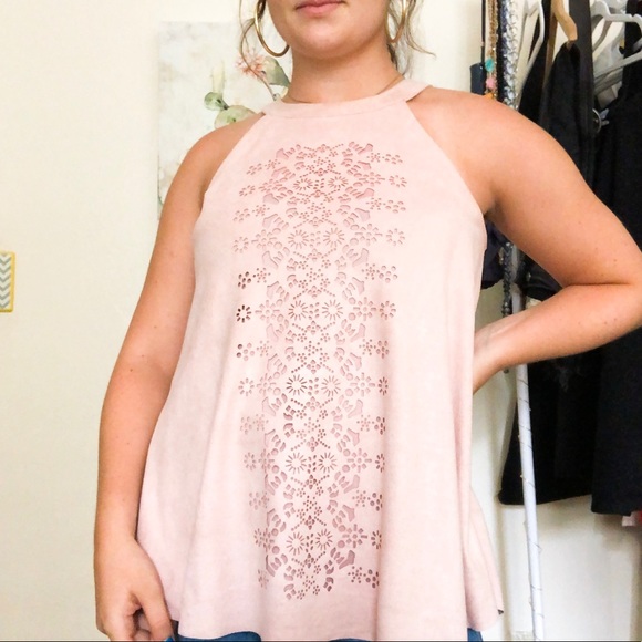 Altar’d State suede blouse - Picture 2 of 3